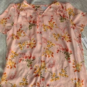 Liz Claiborne short sleeve top, size large